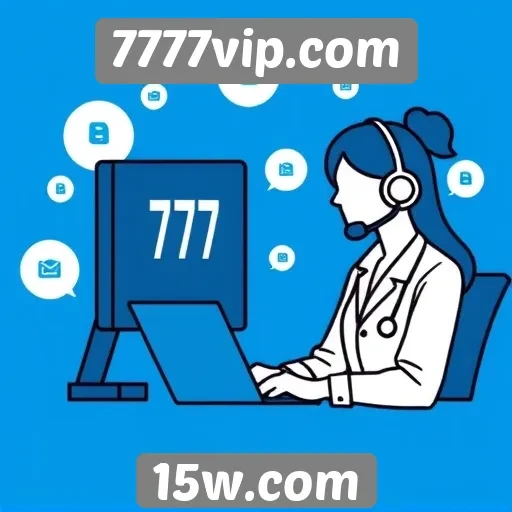 Suporte ao cliente no site 7777vip.com